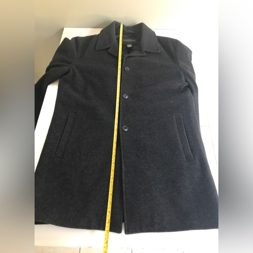 Banana Republic Mens Wool Cashmere Coat Grey Size: M - Picture 9 of 11